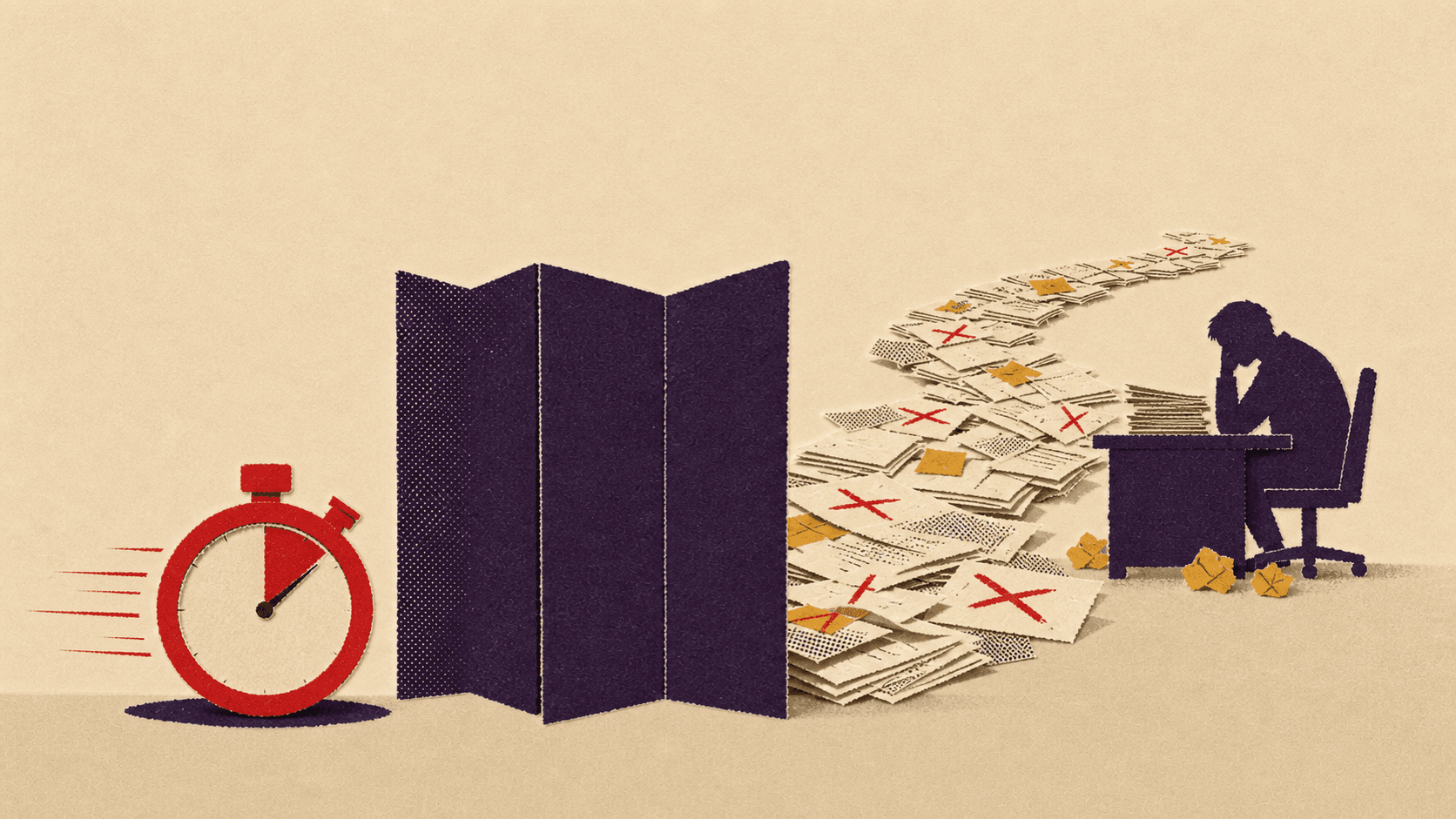 Секундомер скрывает за ширмой длинную очередь проверок и исправлений.
